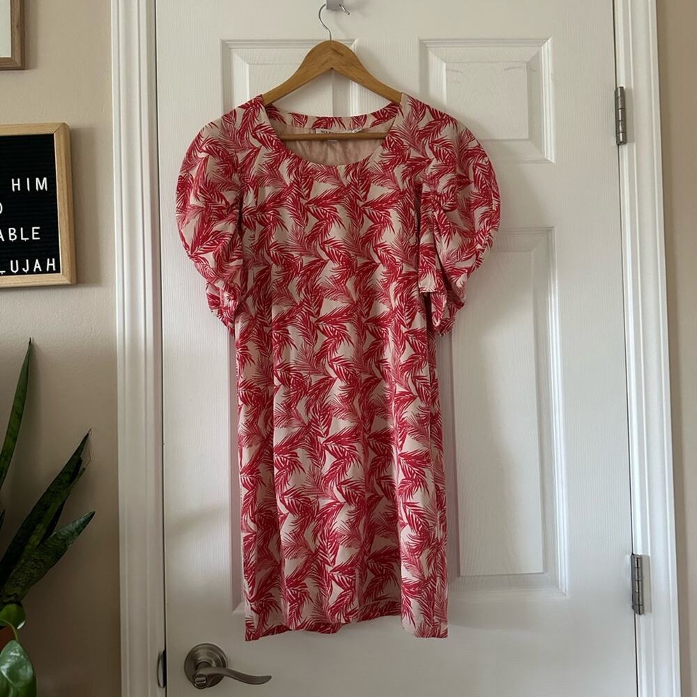 See By Chloe Pink Palm Leaves Dress